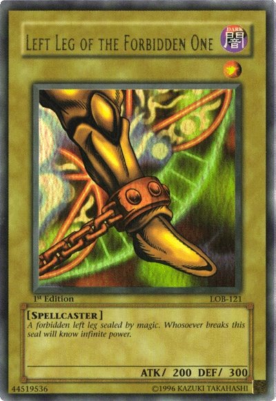 Left Leg of the Forbidden One [LOB-121] Ultra Rare | Game Master's Emporium (The New GME)