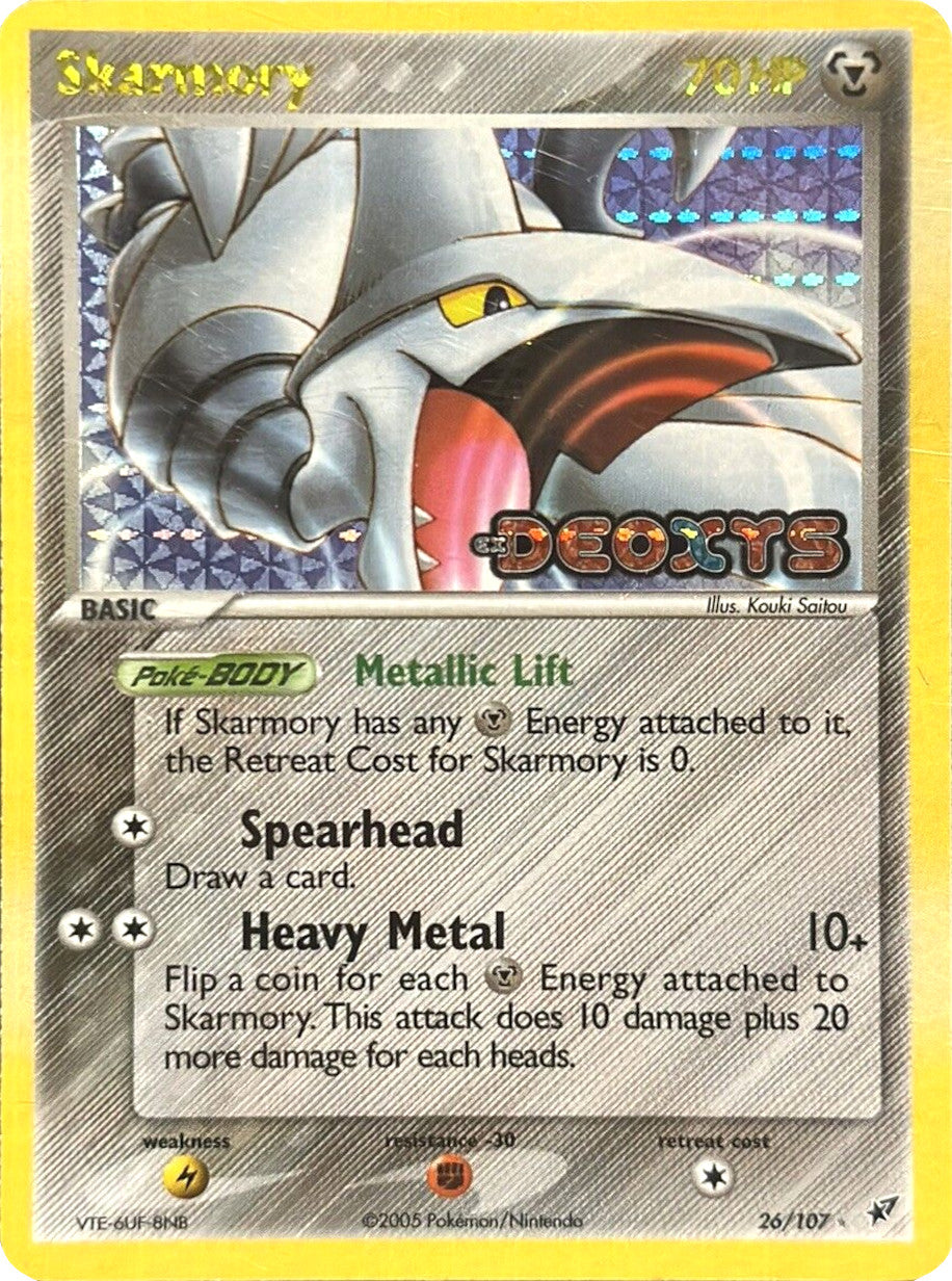 Skarmory (26/107) (Stamped) [EX: Deoxys] | Game Master's Emporium (The New GME)