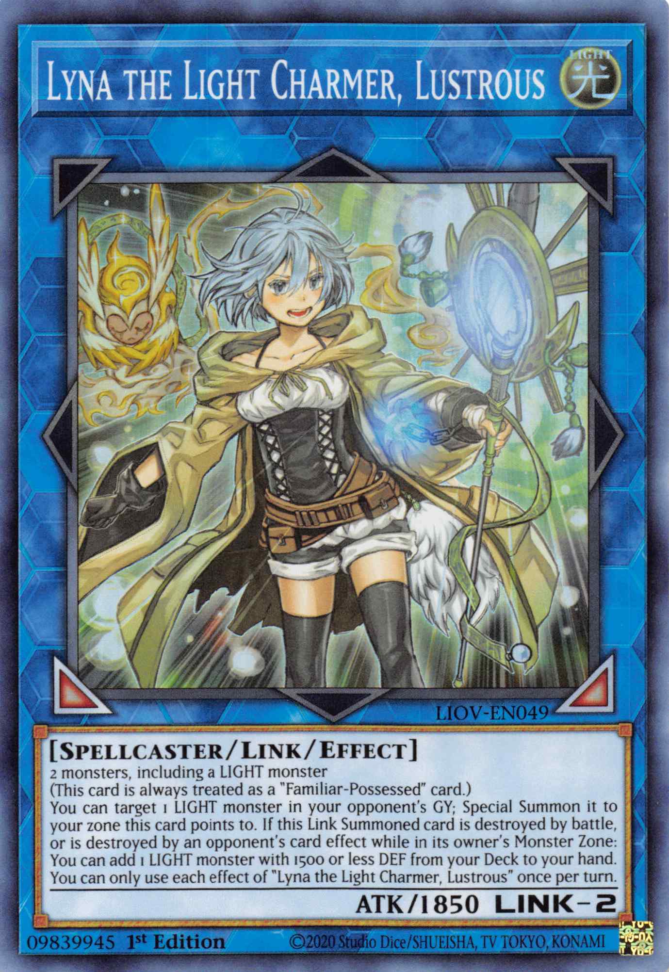 Lyna the Light Charmer, Lustrous [LIOV-EN049] Starlight Rare | Game Master's Emporium (The New GME)