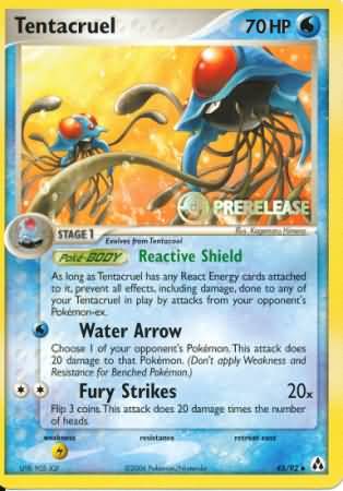 Tentacruel (45/92) (Prerelease Promo) [Nintendo: Black Star Promos] | Game Master's Emporium (The New GME)