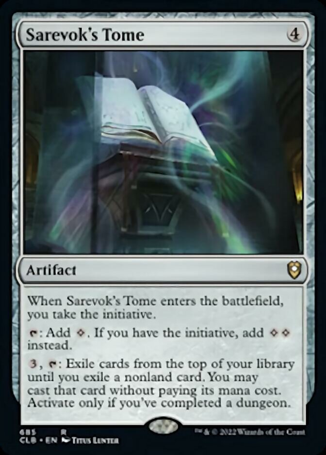 Sarevok's Tome [Commander Legends: Battle for Baldur's Gate] | Game Master's Emporium (The New GME)