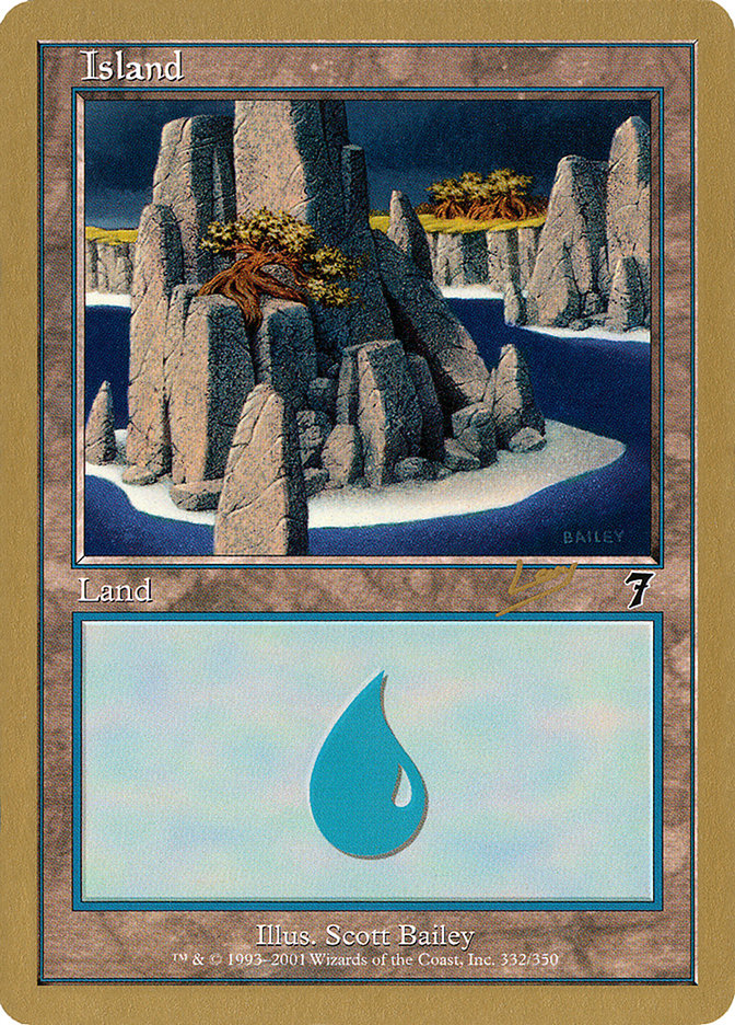 Island (rl332) (Raphael Levy) [World Championship Decks 2002] | Game Master's Emporium (The New GME)