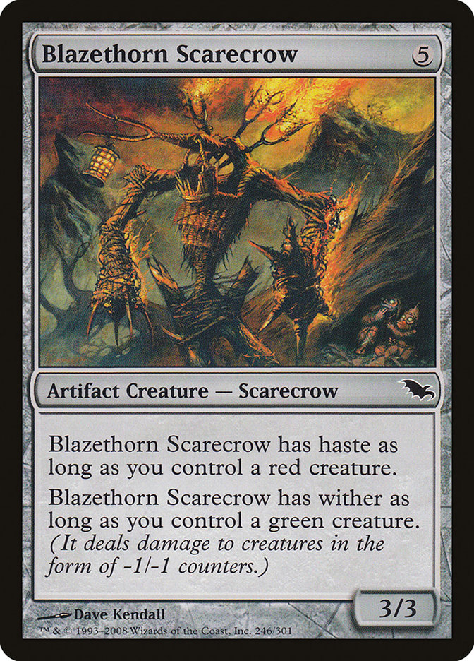 Blazethorn Scarecrow [Shadowmoor] | Game Master's Emporium (The New GME)