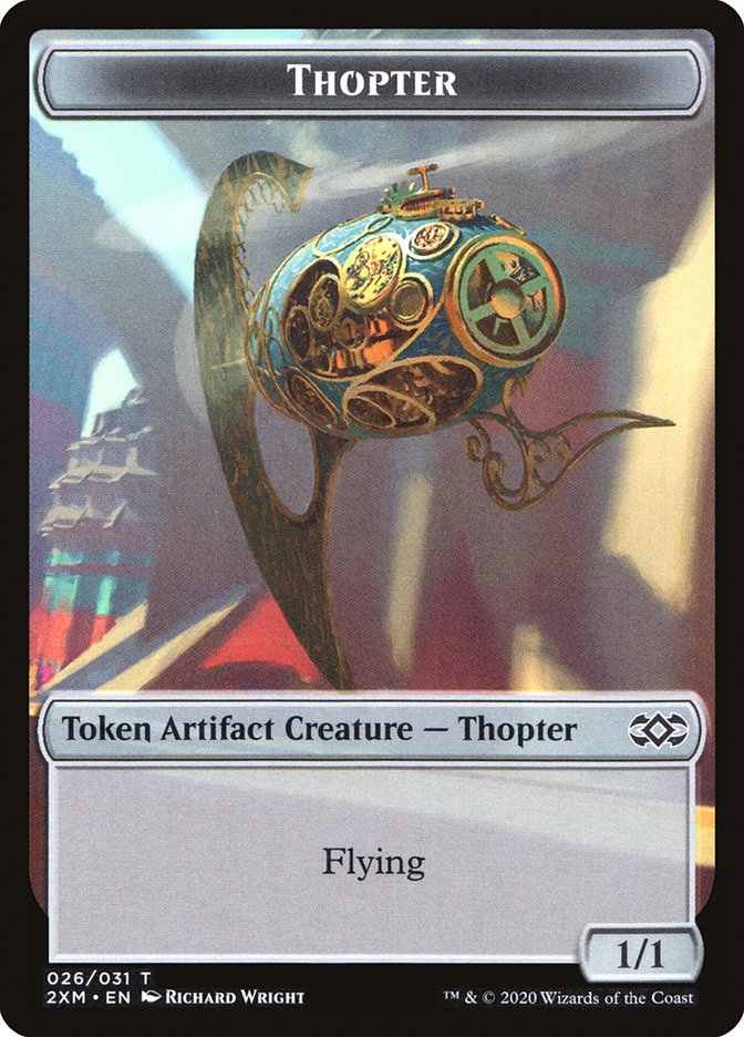 Squirrel // Thopter (026) Double-Sided Token [Double Masters Tokens] | Game Master's Emporium (The New GME)