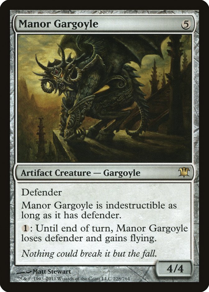 Manor Gargoyle [Innistrad] | Game Master's Emporium (The New GME)