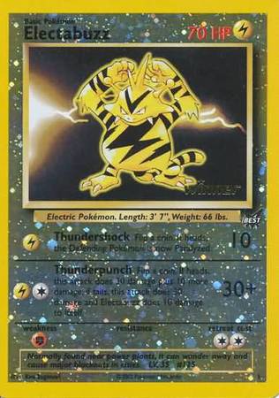 Electabuzz (1) (Winner) [Best of Promos] | Game Master's Emporium (The New GME)