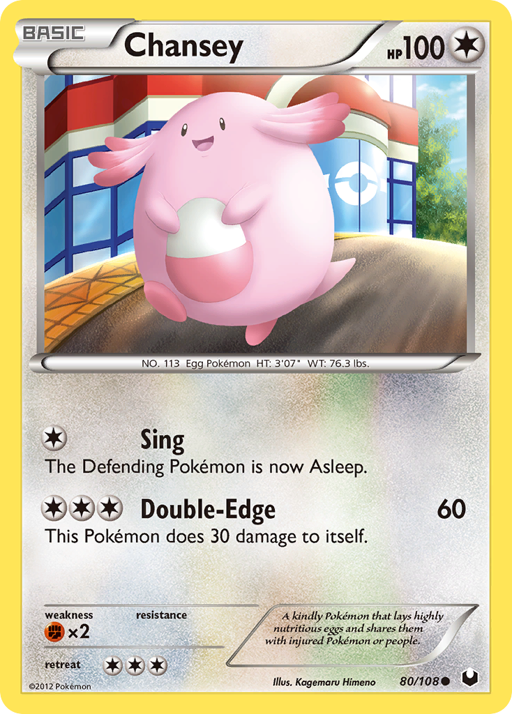 Chansey (80/108) [Black & White: Dark Explorers] | Game Master's Emporium (The New GME)