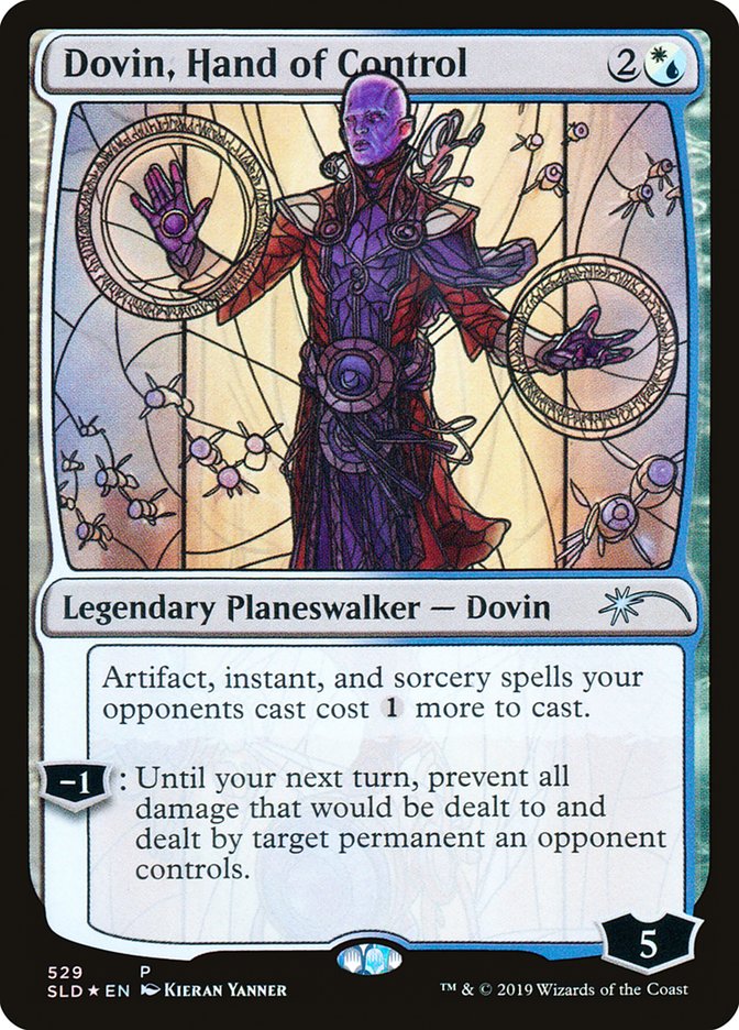 Dovin, Hand of Control (Stained Glass) [Secret Lair Drop Promos] | Game Master's Emporium (The New GME)