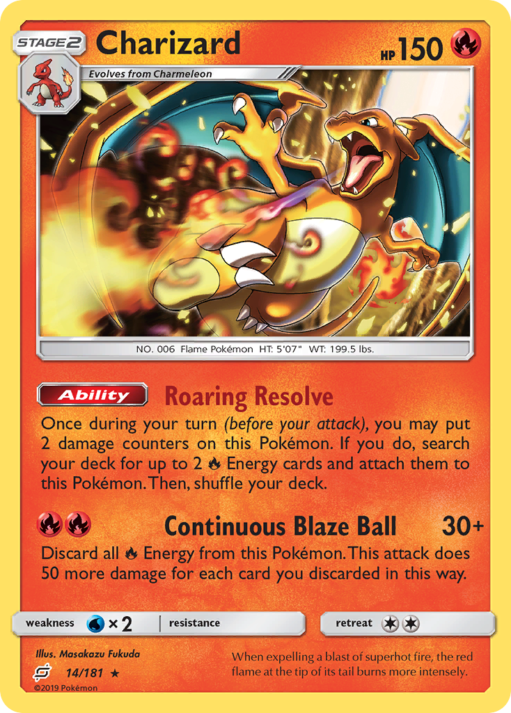 Charizard (14/181) [Sun & Moon: Team Up] | Game Master's Emporium (The New GME)