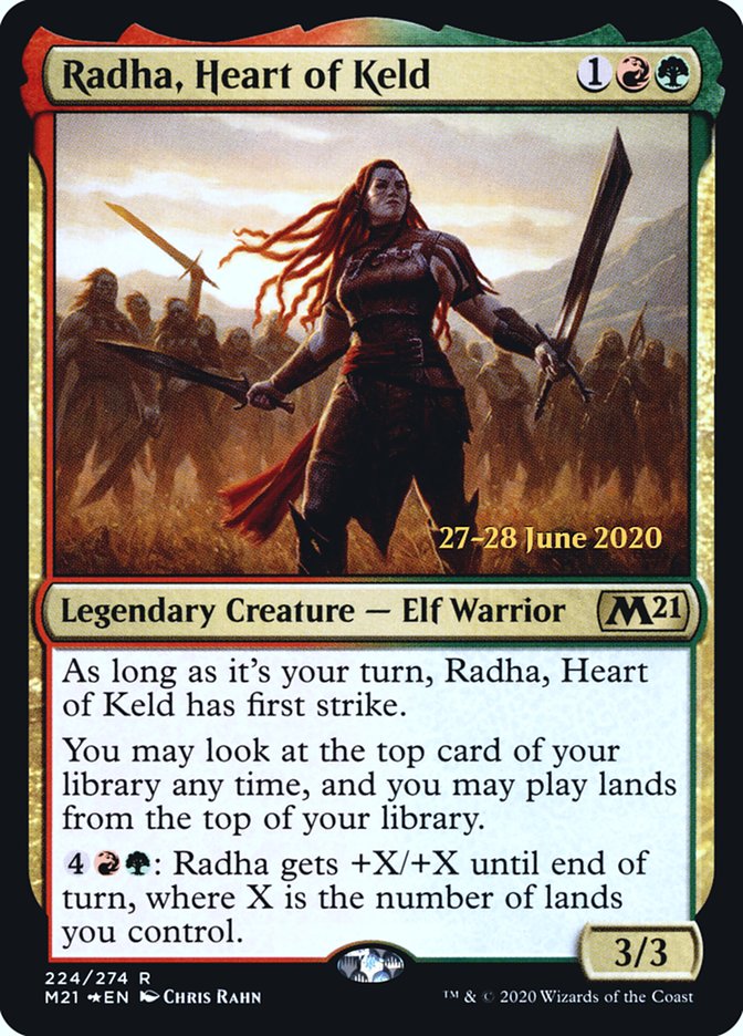 Radha, Heart of Keld [Core Set 2021 Prerelease Promos] | Game Master's Emporium (The New GME)