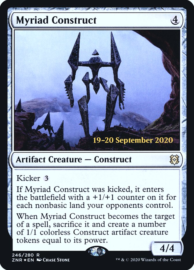 Myriad Construct [Zendikar Rising Prerelease Promos] | Game Master's Emporium (The New GME)