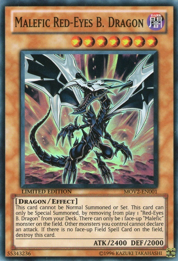 Malefic Red-Eyes B. Dragon [MOV2-EN001] Super Rare | Game Master's Emporium (The New GME)