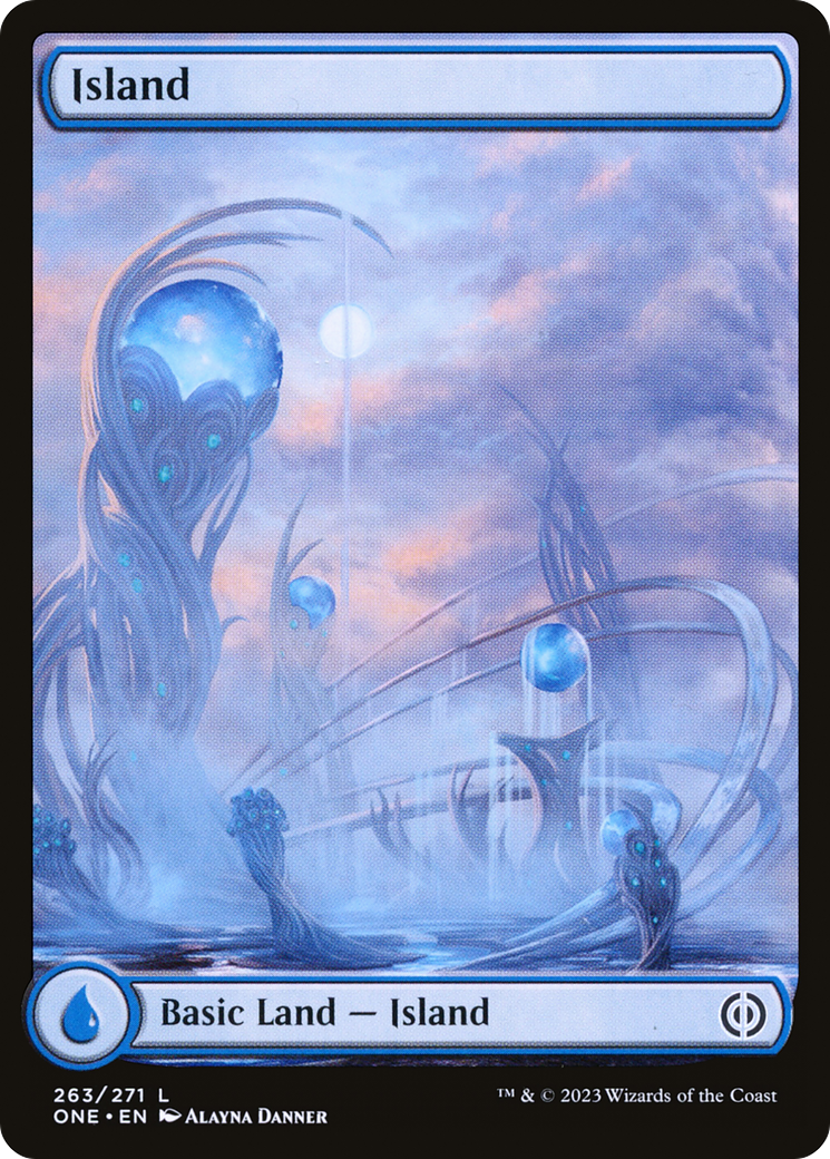 Island (263) (Full-Art) [Phyrexia: All Will Be One] | Game Master's Emporium (The New GME)