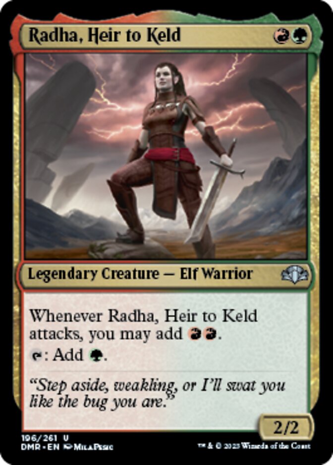 Radha, Heir to Keld [Dominaria Remastered] | Game Master's Emporium (The New GME)