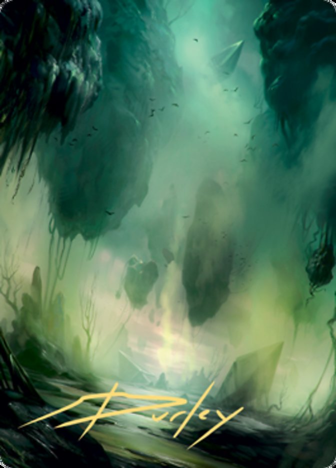 Swamp 1 Art Card (Gold-Stamped Signature) [Zendikar Rising Art Series] | Game Master's Emporium (The New GME)