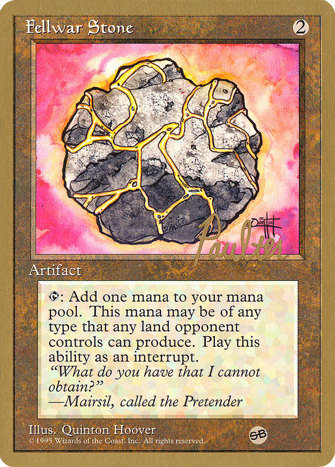 Fellwar Stone (Preston Poulter) (SB) [Pro Tour Collector Set] | Game Master's Emporium (The New GME)