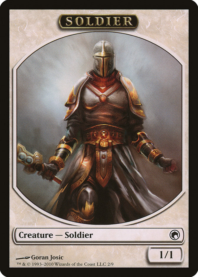 Soldier Token [Scars of Mirrodin Tokens] | Game Master's Emporium (The New GME)