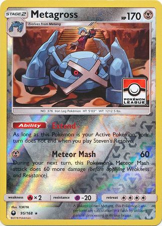 Metagross (95/168) (League Promo) [Sun & Moon: Celestial Storm] | Game Master's Emporium (The New GME)