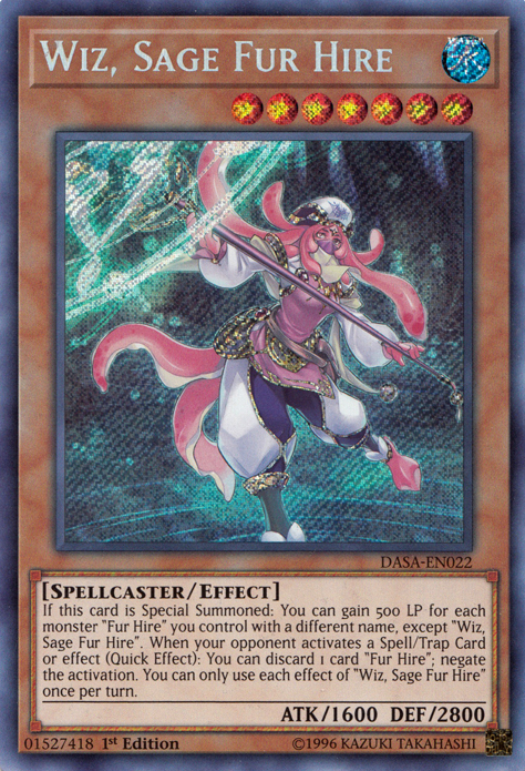 Wiz, Sage Fur Hire [DASA-EN022] Secret Rare | Game Master's Emporium (The New GME)