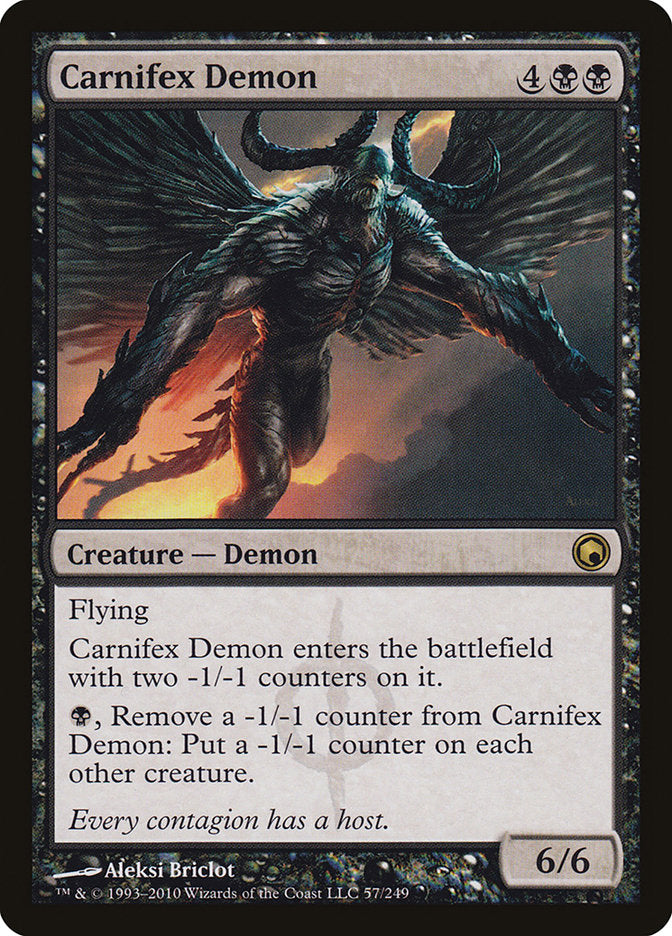 Carnifex Demon [Scars of Mirrodin] | Game Master's Emporium (The New GME)