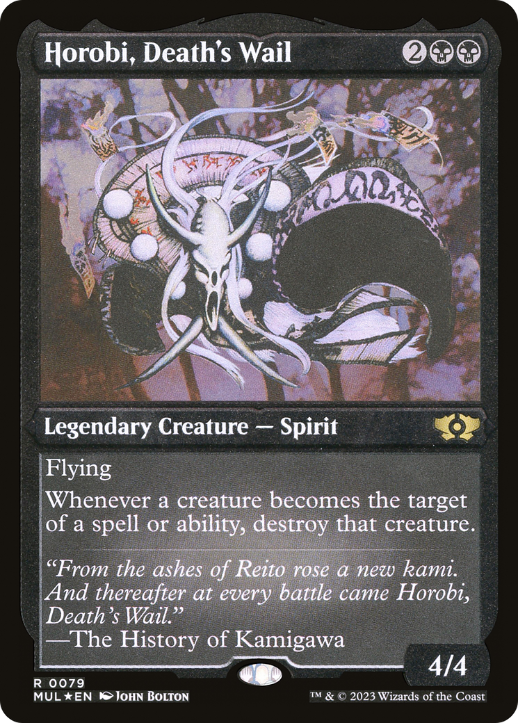 Horobi, Death's Wail (Foil Etched) [Multiverse Legends] | Game Master's Emporium (The New GME)