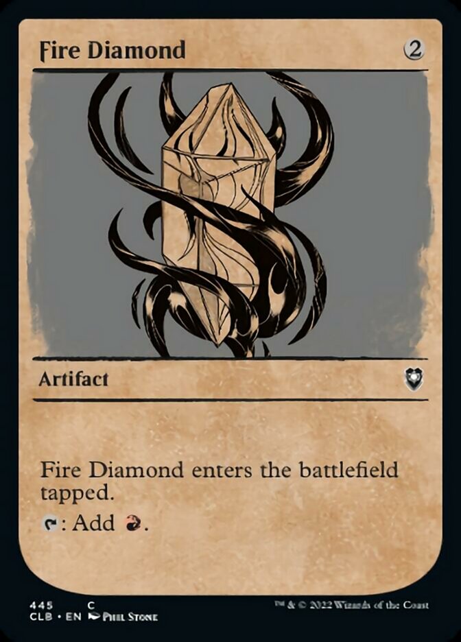 Fire Diamond (Showcase) [Commander Legends: Battle for Baldur's Gate] | Game Master's Emporium (The New GME)