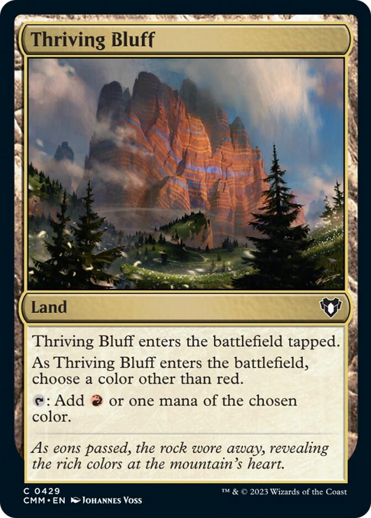 Thriving Bluff [Commander Masters] | Game Master's Emporium (The New GME)