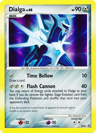 Dialga (DP26) (Jumbo Card) [Diamond & Pearl: Black Star Promos] | Game Master's Emporium (The New GME)