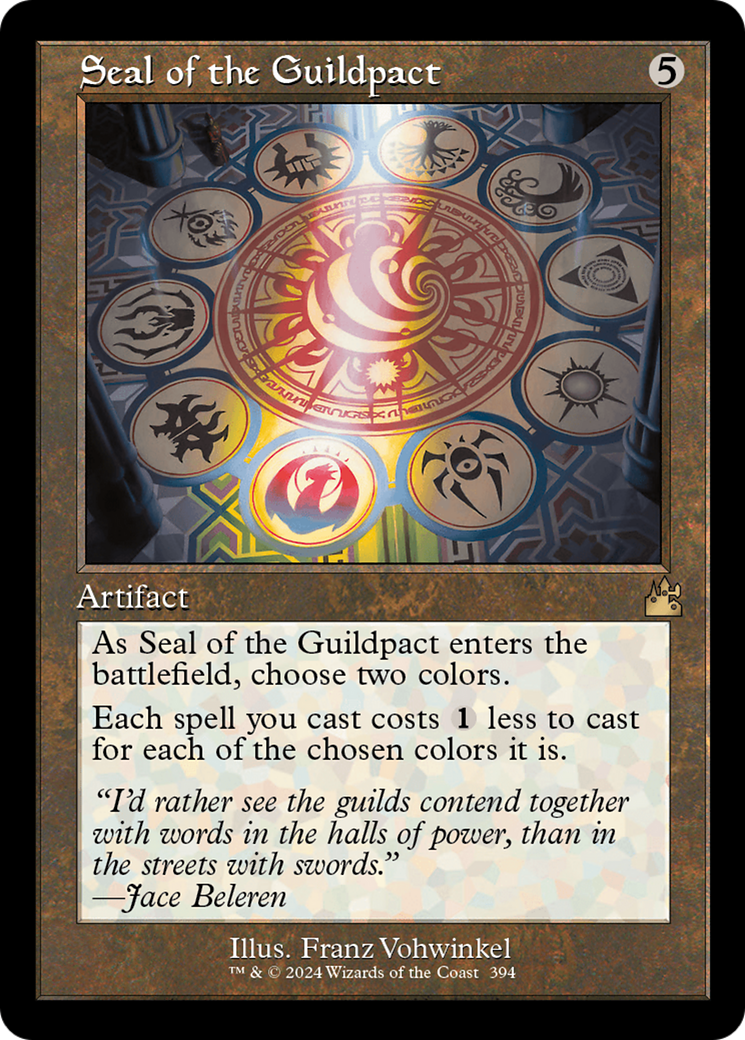 Seal of the Guildpact (Retro Frame) [Ravnica Remastered] | Game Master's Emporium (The New GME)