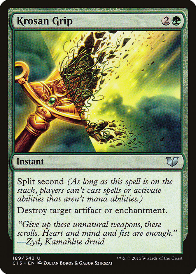 Krosan Grip [Commander 2015] | Game Master's Emporium (The New GME)