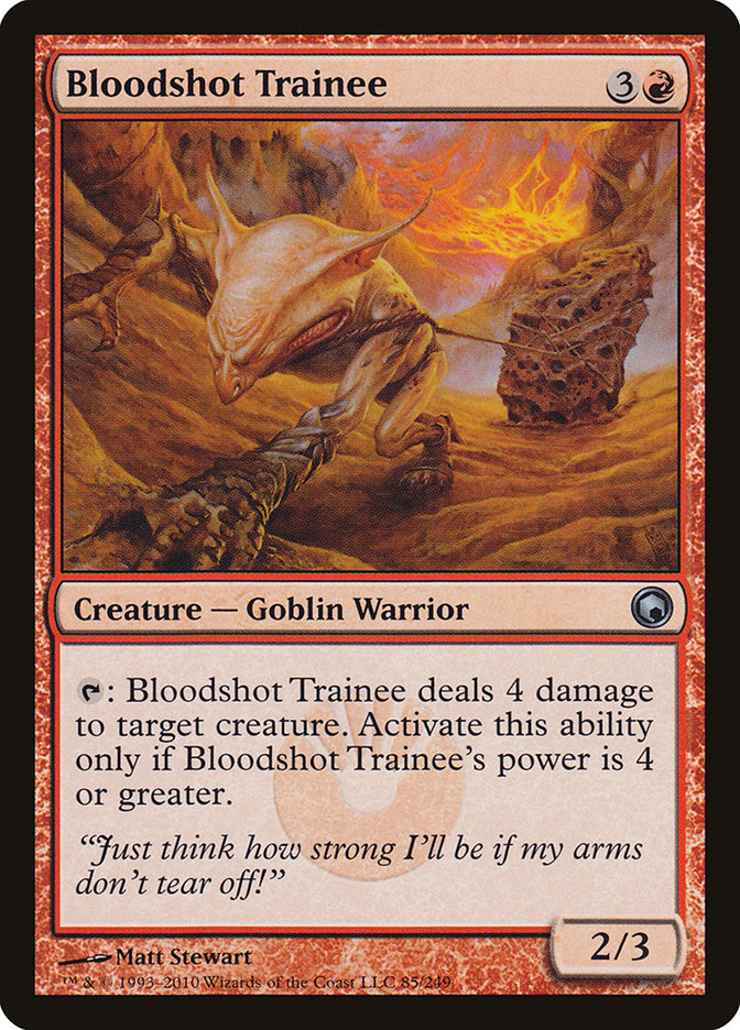 Bloodshot Trainee [Scars of Mirrodin] | Game Master's Emporium (The New GME)