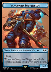 Soldier (004) // Vanguard Suppressor Double-Sided Token (Surge Foil) [Warhammer 40,000 Tokens] | Game Master's Emporium (The New GME)