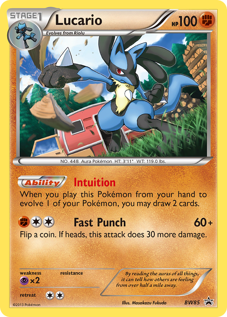 Lucario (BW85) [Black & White: Black Star Promos] | Game Master's Emporium (The New GME)