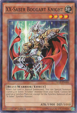 XX-Saber Boggart Knight [SP15-EN006] Shatterfoil Rare | Game Master's Emporium (The New GME)
