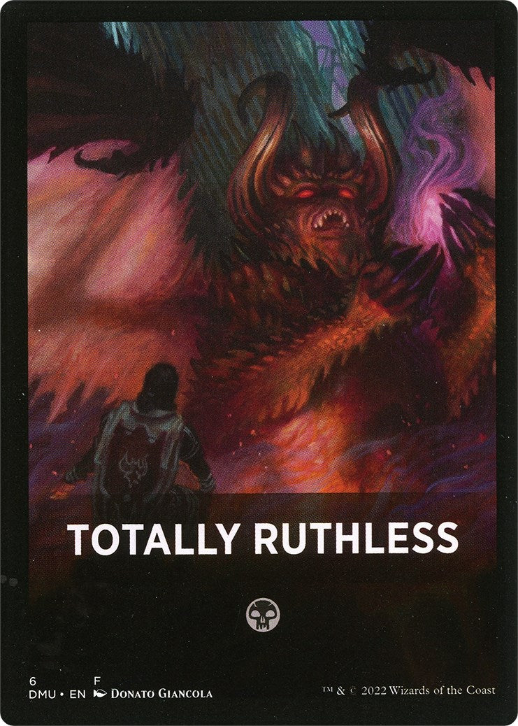 Totally Ruthless Theme Card [Dominaria United Tokens] | Game Master's Emporium (The New GME)