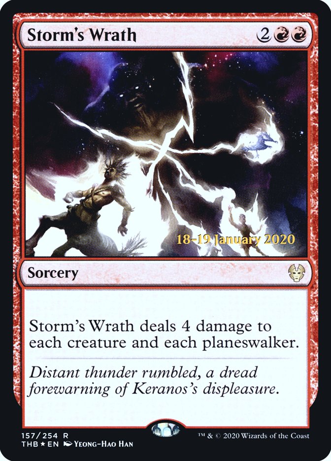 Storm's Wrath [Theros Beyond Death Prerelease Promos] | Game Master's Emporium (The New GME)