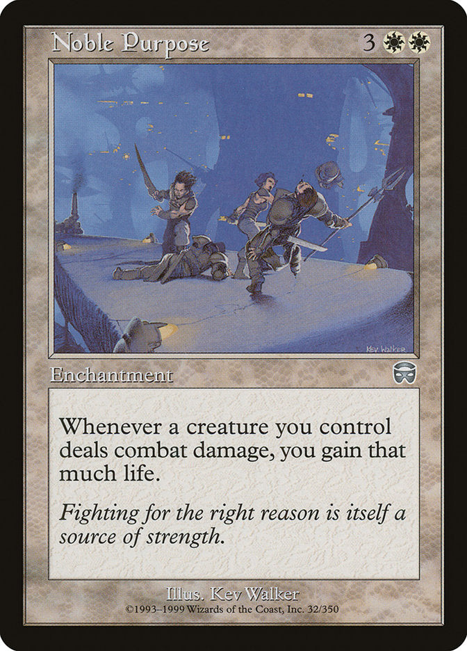 Noble Purpose [Mercadian Masques] | Game Master's Emporium (The New GME)