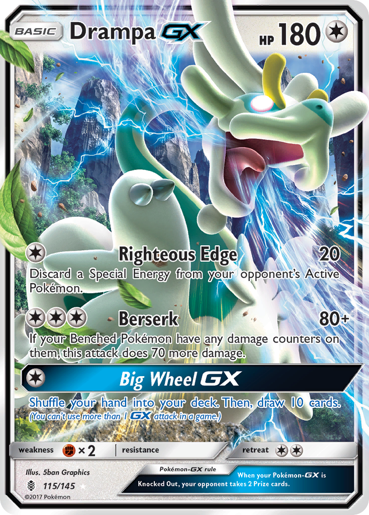 Drampa GX (115/145) [Sun & Moon: Guardians Rising] | Game Master's Emporium (The New GME)