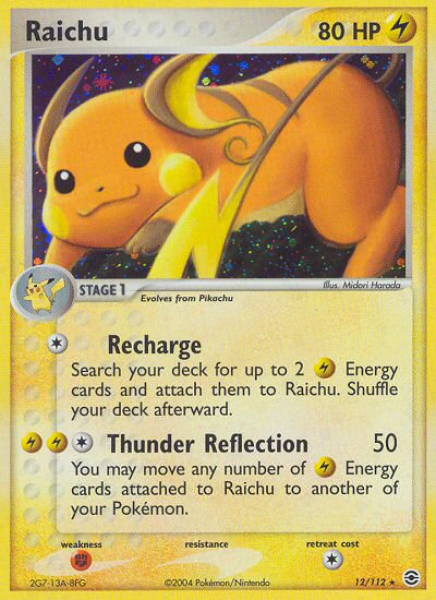 Raichu (12/112) [EX: FireRed & LeafGreen] | Game Master's Emporium (The New GME)