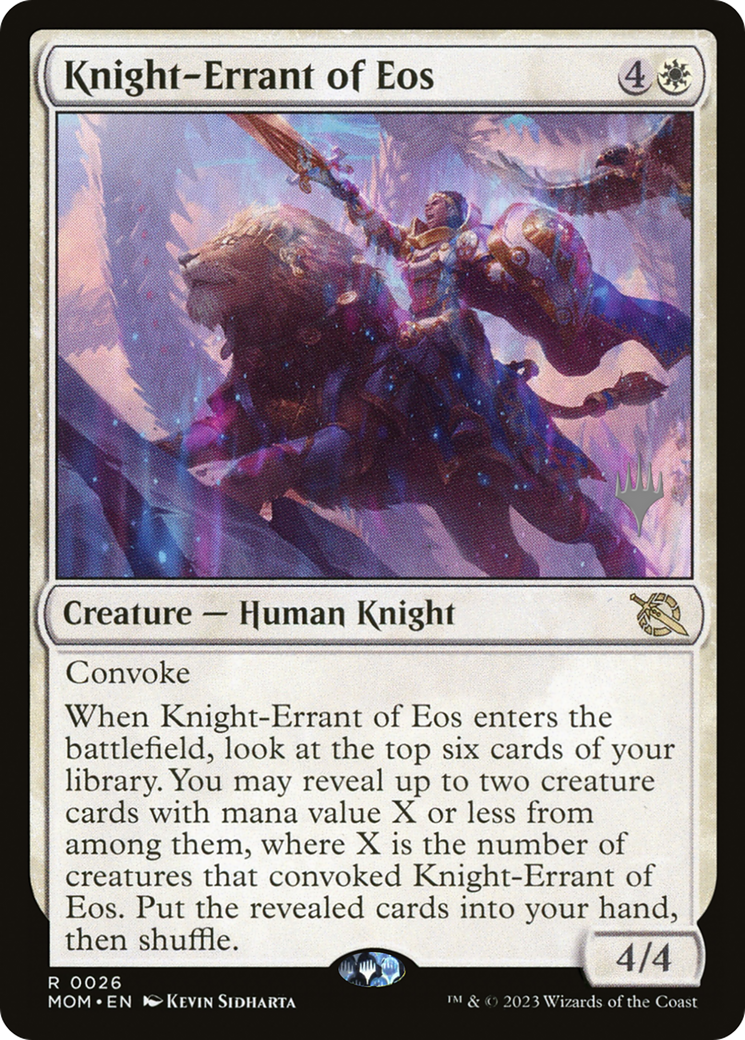 Knight-Errant of Eos (Promo Pack) [March of the Machine Promos] | Game Master's Emporium (The New GME)