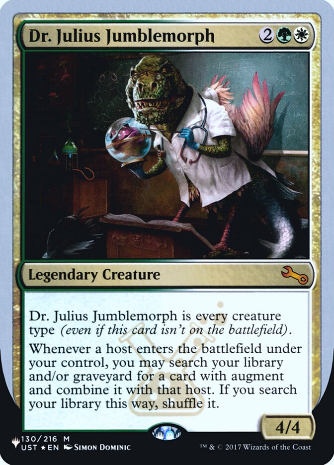 Dr. Julius Jumblemorph (Unfinity Foil Edition) [The List] | Game Master's Emporium (The New GME)