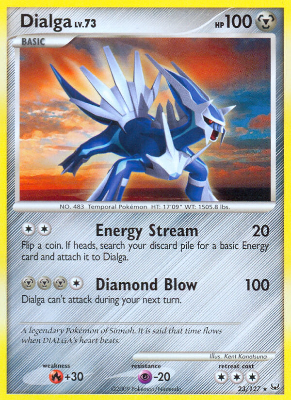 Dialga (23/127) [Platinum: Base Set] | Game Master's Emporium (The New GME)