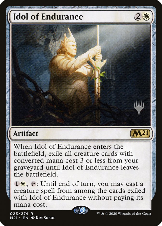 Idol of Endurance (Promo Pack) [Core Set 2021 Promos] | Game Master's Emporium (The New GME)