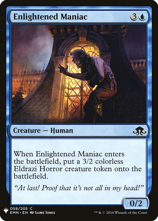 Enlightened Maniac [Mystery Booster] | Game Master's Emporium (The New GME)