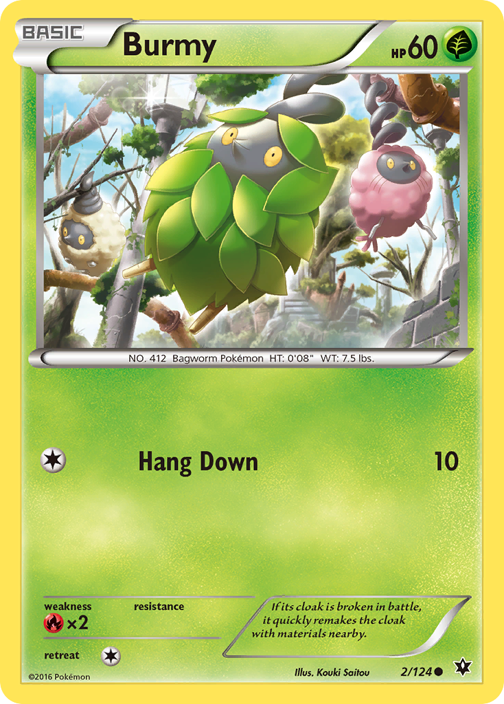 Burmy (2/124) [XY: Fates Collide] | Game Master's Emporium (The New GME)