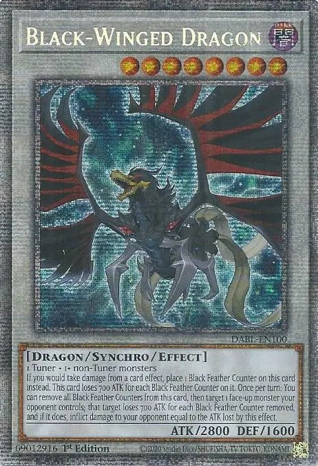 Black-Winged Dragon [DABL-EN100] Starlight Rare | Game Master's Emporium (The New GME)