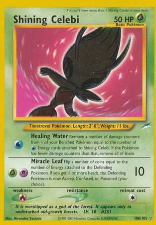 Shining Celebi (106/105) [Neo Destiny Unlimited] | Game Master's Emporium (The New GME)