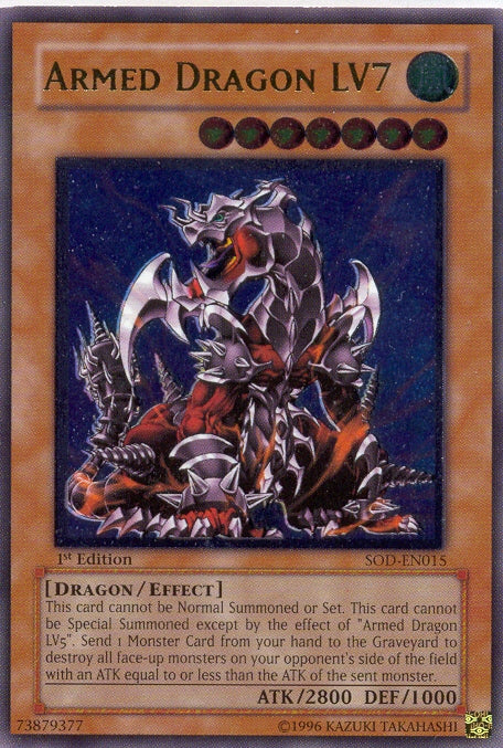 Armed Dragon LV7 [SOD-EN015] Ultimate Rare | Game Master's Emporium (The New GME)