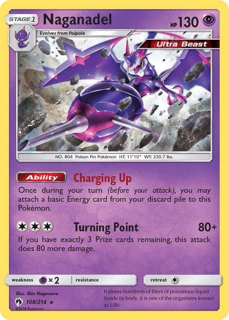 Naganadel(108/214) (Theme Deck Exclusive) [Sun & Moon: Lost Thunder] | Game Master's Emporium (The New GME)