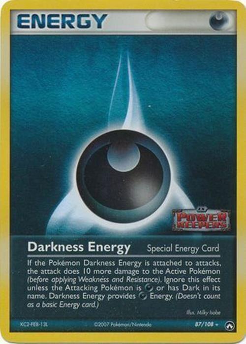 Darkness Energy (87/108) (Stamped) [EX: Power Keepers] | Game Master's Emporium (The New GME)